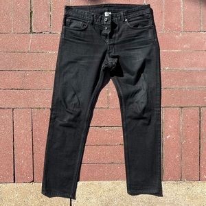 Railcar Fine Goods Spikes X026 Slim Taper 13oz Double Black Japanese Selvage